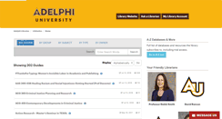 Desktop Screenshot of libguides.adelphi.edu